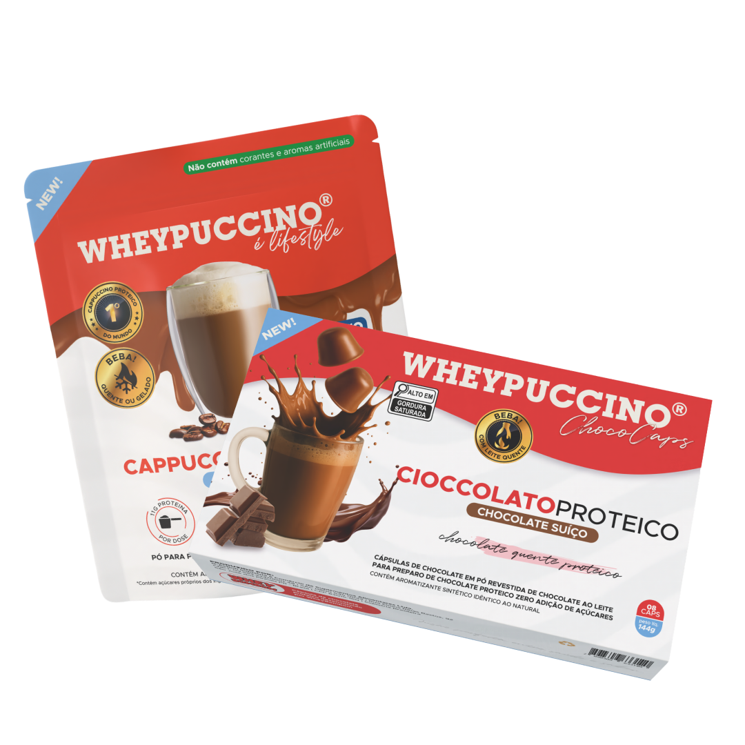 Combo 1 Sachê de Wheypuccino + 1 Cápsula