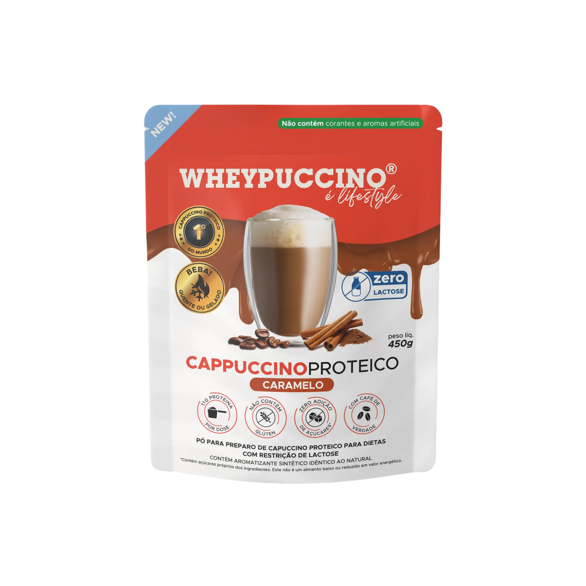 Wheypuccino Pacote Caramelo